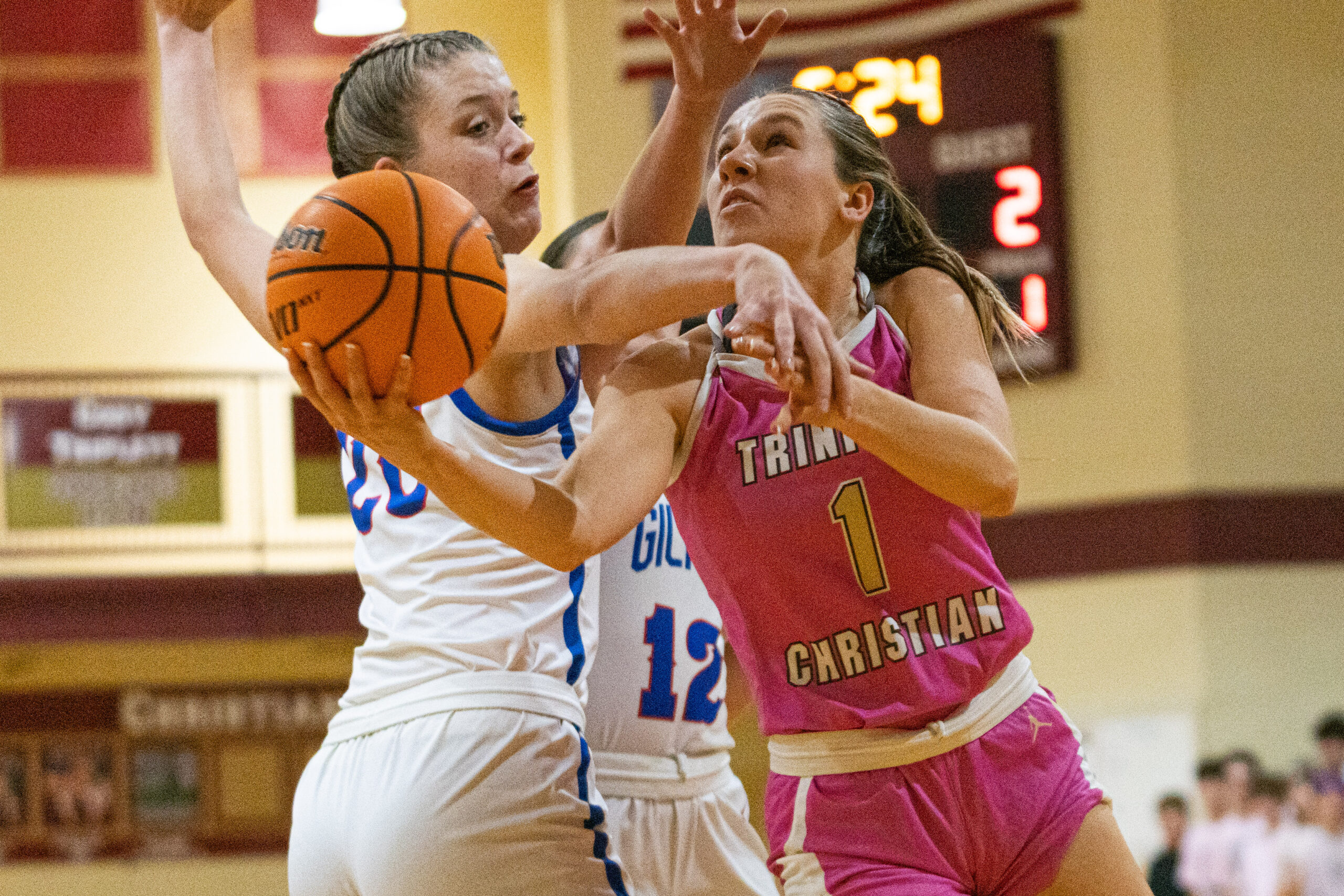 Trinity foiled by Gilmer County's press as Titans take opening game of Vision Homes Invitational